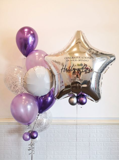 🐝Grand Opening Balloon Gifts🐞⁠ ⁠ Giant star foil balloons to celebrate Grand Opening and make your business shoots the stars!⁠ ⁠ No idea? your personal balloon stylist is ready right here <3 ⁠ ⁠ #balloons #party #grandopening #balloondecor #balloon #events #balloondecoration #balloonstylist #balloonartist #partyplanner #organicballoons #balloonbouquet #partyideas #decor #partydecor #birthdayparty #celebration #gifts ⁠ ⁠ Every moment matters⁠ We create, You celebrate⁠ 🎈 Balloon Bar, Balloon Bundle, Balloon Gifts, Purple Chrome, Every Moment Matters, Giant Star, Its A Girl Balloons, Balloons Party, Balloon Gift