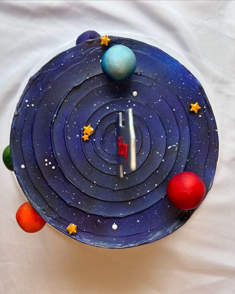 I loved everything about this cake 🚀 8” vanilla cake with vanilla Swiss meringue buttercream. Decorated with airbrush, fondant planets, and lettering with royal icing . . . . . #cakeglowup #caketalk #cake #cakedecorating #cakedesign #space #spacecake #edibleart #edible #birthday #firstbirthday #firstbirthdaycake #inspo #airbrush #baker #bakery #supportsmallbusiness #supportlocal #baltimorebaker #baltimorebakery #food #foodporn #feedfeed #fyp #checkitout #cute Fondant Planets, Meringue Buttercream, Swiss Meringue Buttercream, Swiss Meringue, Edible Art, Royal Icing, Meringue, Vanilla Cake, Butter Cream