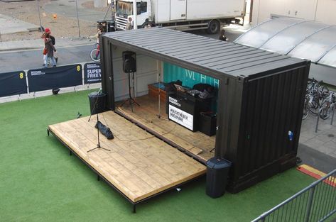 Recording Studio Ideas, Playhouse Kids, Container Restaurant, Container Cafe, Container Conversions, Container Bar, Container Office, Shipping Container House Plans, Container Buildings