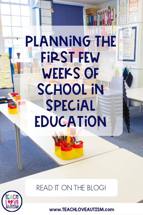 Classroom Jobs Special Education, First Week Of School Special Education, Special Education First Week Of School, Special Education Classroom Rules, First Week Of School Activities Special Education, First Grade Special Education, Back To School Activities For Special Education, First Day Of School Special Education, Back To School Special Education Ideas