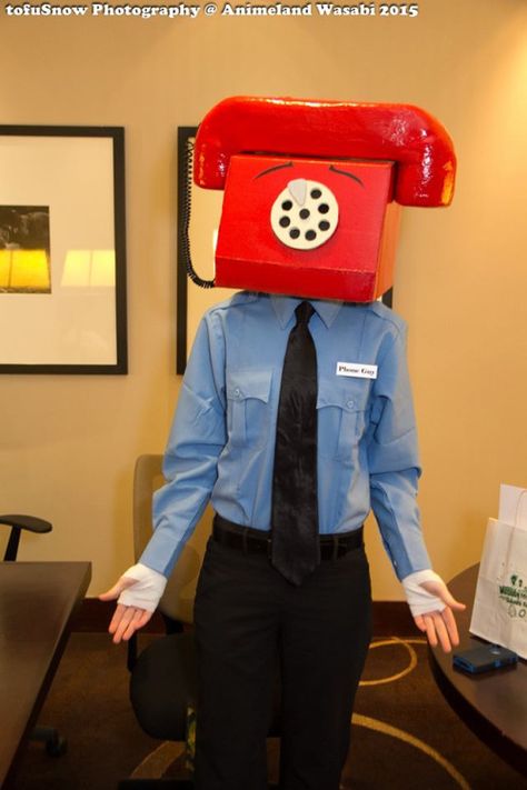 I ❤️ Scott (phone guy) Phone Guy Fnaf, Head Tutorial, Fnaf Security Guards, Phone Guy, Fnaf Costume, Fnaf Night Guards, Dave Miller, Fnaf Cosplay, Tv Head