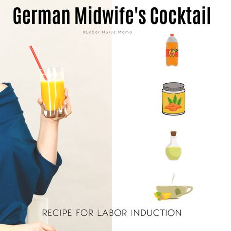 How to induce your labor at home quickly using this proven german midwife's cocktail or midwife's brew. Try this very effective way to get your labor started and have your baby. #thehabibihouse #laborinduction #induceyourlabor Midwife’s Brew, Midwife Brew Induce Labor, Midwives Brew Recipe, Castor Oil Induce Labor, Midwives Brew, Induce Labor At Home, Labor At Home, Natural Labour Induction, Natural Induction