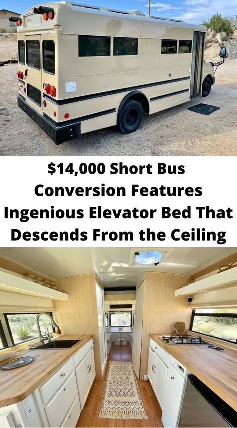 Short Bus Camper Layout, Bus Turned Into Camper, Mini Skoolie Conversion Floor Plans, Small Bus Camper Conversion, Rv Bus Conversion, Bus Conversions Ideas, Short Bus Floor Plan, Mini Bus Conversion Floor Plans, Short Bus Build