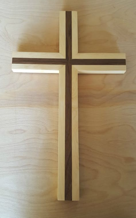 Handmade Wood Cross 77A Wooden Crosses Diy, Wood Coasters Diy, Wood Crosses Diy, Crosses Diy, Rustic Wood Cross, Wood Work Ideas, Wood Wall Cross, Wood Magazine, Wooden Crosses