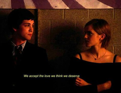 We Made It Aesthetic, We Accept The Love We Think We Deserve Aesthetic, We Accept The Love We Think We Deserve, Wallflower Aesthetic, Widget Pics, Graffiti Quotes, The Perks Of Being, Current Obsession, Perks Of Being A Wallflower