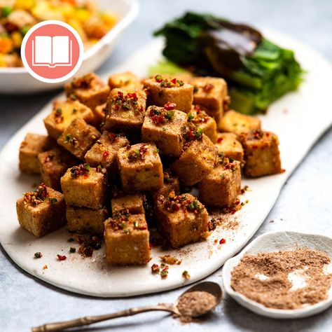 Pepper Tofu Recipe, Salt And Pepper Tofu, Cream Of Vegetable Soup, Tin Eats, Tofu Cubes, Pepper Tofu, Fried Noodles Recipe, Fried Noodle, Chinese Cooking Recipes