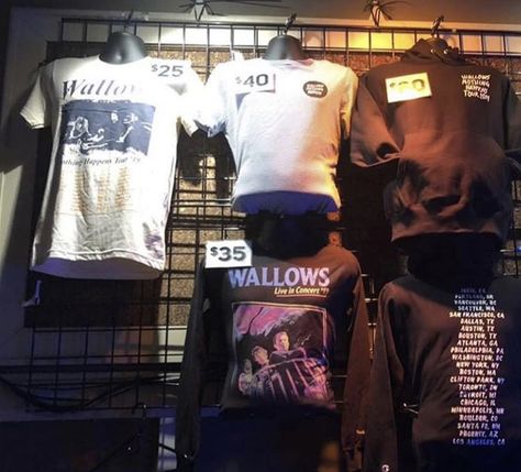 Wallows Merch, Merch Aesthetic, Random Clothes, Tour Merch, Band Merch, Christmas 2019, Band Tees, Austin, Wallets