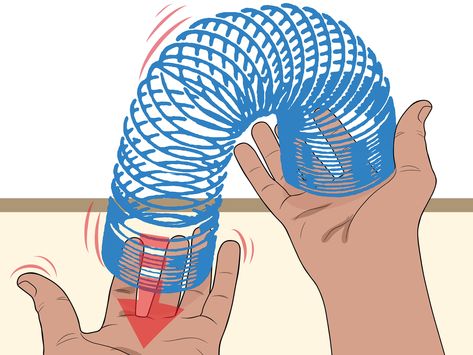 How to Do Cool Tricks With a Slinky Slinky Tattoo, Slinky Toy, Cool Tricks, 1970s Tv Shows, Blue Slime, Personal Investigation, Childhood Toys, 10th Birthday, Kids Activities