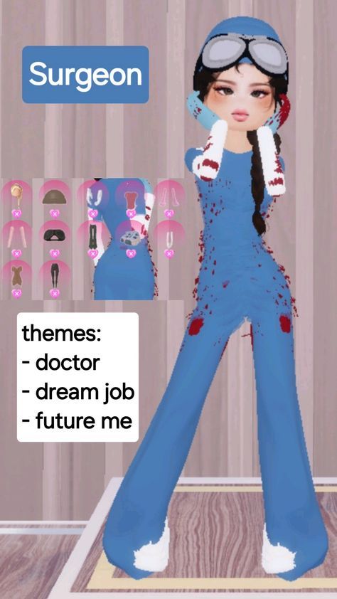 Di Photographer Outfit, Doctor Dti Ideas, Dream Job Theme Dti Outfit, Dress To Impress Roblox Game Outfit Ideas Theme Futuristic Elegance, Dress To Impress Roblox Game Outfits Theme Photographer, Nurse Dti Outfit, Dress To Impress Outfits Roblox Game Theme Doctor, Surgeon Dress To Impress, Dti Outfits Theme Doctor