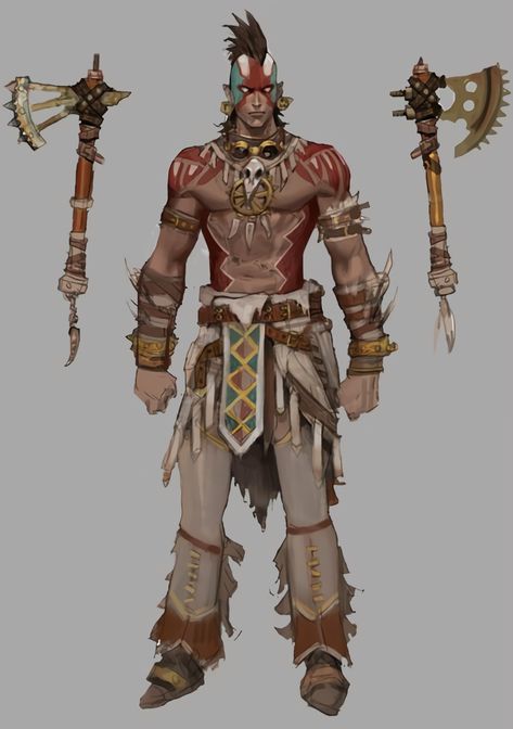 Deadlands Art, Aztec Armor, Dnd Barbarian, Dnd Elves, Sioux Indian, Human Body Drawing, Elf Characters, Dark Sun, Caracter Design