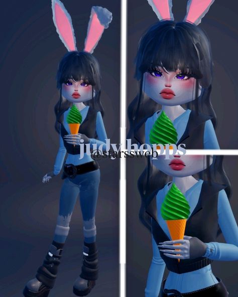 dti - judy hopps Dti Police Officer Or Thief Outfit Ideas, Dti Police Officer Vs Thief, Dti Theme Police Officer Or Thief, Judy Hopps Dress To Impress, Police Or Thief Dress To Impress, Police Dress To Impress, Dress To Impress Police Officer, Dress To Impress Police Officer Or Thief, Prisoner Or Cop Outfit Dress To Impress