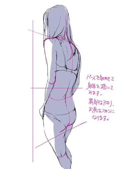 Perspective Human Reference, Back Perspective Reference, Person From Behind Reference, Person From Behind, Back Perspective, Back Drawing, Body Reference Drawing, Anatomy Poses, Human Reference