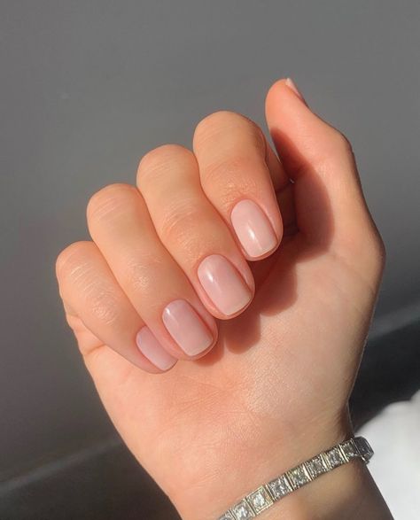 15 Best Short Nude Nails for Spring 2022 I Take You | Wedding Readings | Wedding Ideas | Wedding Dresses | Wedding Theme Classy Powder Dipped Nails, Simple Classic Nails Short, Short Manicured Nails Natural, Fun Nude Nail Designs, Dip Natural Nails Ideas, Dip Powder Nails Colors Neutral, Natural Nail Dip Powder, Short Nude Gel Nails, Natural Dip Powder Nails Short