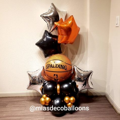 Small Balloon Bouquet, Bouquet For Him, Small Balloons, Basketball Birthday, 13th Birthday, Balloon Bouquet, Favorite Person, Event Decor, Bouquets