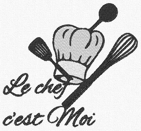 Super chef...une deuxième broderie. Isabelle Ferreira, Embroidery Download, Free Machine Embroidery Designs, Embroidery Jewelry, Embroidery Craft, Free Embroidery, Machine Embroidery Designs, Machine Embroidery, Embroidery Designs