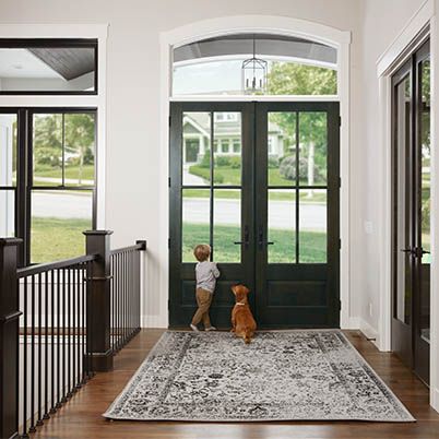 Residential Entry Doors | Andersen Windows Entry Door Styles, Anderson Doors, Double Front Entry Doors, Double Door Entrance, Exterior Entry Doors, Double Doors Exterior, Front Door Styles, Steel Front Door, Entryway Design