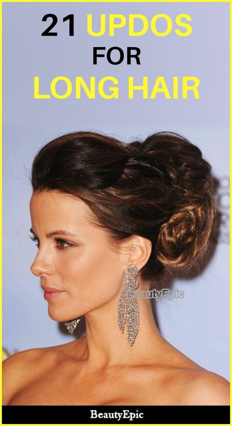 21 Updos for Long Hair Very Long Hair Updo, Fast Hairstyles For Long Hair, Hairstyles For Extra Long Hair, Diy Bridesmaid Hair, Long Hair Dos, Long Hair Updos, Easy Updos For Long Hair, Updos For Long Hair, Embracing Diversity