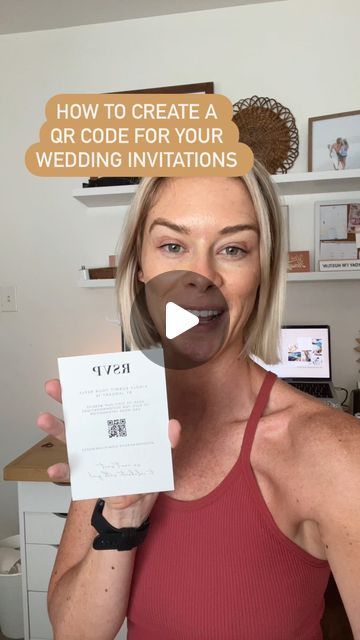 Wedding Invitation Templates on Instagram: "One wedding trend I see continuing to grow: QR code RSVP cards. There are so many advantages to utilizing online RSVPs and having a scannable QR code makes the whole process even easier! Here’s how to create your own wedding QR code RSVP card 💌 #weddingqrcode #weddinginvitations #weddingrsvp #diywedding" Qr Wedding Code, Rsvp Wedding Cards Qr Code, How To Make Qr Codes, Wedding Qr Code Photos, Qr Code For Wedding Photos, Diy Rsvp Wedding Cards, Qr Code Wedding Invitations, Wedding Rsvps, Rsvp Qr Code