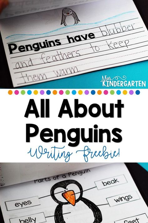 This adorable shape penguin craft is the perfect project for kindergarten kids! Easy to prep and simple to put together, your students will love making their penguin this winter. Grab this simple craft on my blog for FREE and use it before or after Christmas! Easy Penguin Craft, Shape Penguin, Penguin Writing, Penguins Kindergarten, Project For Kindergarten, Craft For Kindergarten, Writing For Kids, Penguin Awareness Day, Penguin Facts