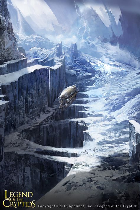 Environment Painting, Fantasy Places, Ice Age, Landscape Scenery, Fantasy Concept Art, Environment Concept Art, Fantasy Inspiration, Fantasy Illustration, Gorgeous Art