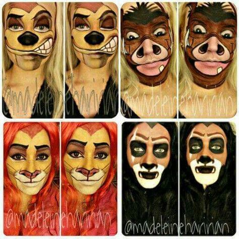 Omggggg! Kiara Lion King, Lion King Mufasa, Lion King Play, Lion Makeup, Carnaval Make-up, Lion King Costume, Lion King Musical, Halloweenský Makeup, Lion King Jr