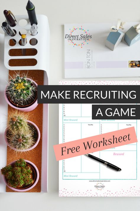 Recruiting Template, Direct Sales Games, Direct Sales Recruiting, Sales Inspiration, Direct Sales Tips, Direct Sales Business, Body Shop At Home, Goal Setting Worksheet, Sales Tips