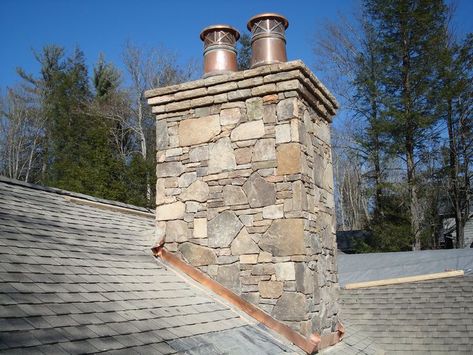 Modern Farmhouse, Rock On, Reserve Exterior, Fieldstone Stone, Exterior Inspiration, Tennessee Fieldstone, Fieldstone Veneer Farmhouse Remodel Exterior, Tennessee Fieldstone, Chimney Exterior, Exterior Chimney, House Chimney, Rock Veneer, Stone Veneer Exterior, Chimney Decor, Chimney Caps