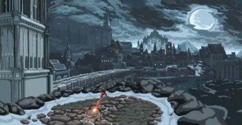 Dark Souls GIF - Dark Souls - Discover & Share GIFs Pixel Kawaii, Sif Dark Souls, Dark Souls Wallpaper, Castlevania Wallpaper, Pixel Art Landscape, Pixel Art Background, Pixel Animation, Dark Souls 3, Arte 8 Bits