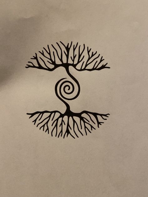 Timeless Symbol, As Above As Below, As Above So Below Tattoos, Oxymoron Tattoos, Spiral Symbol Tattoo, As Above So Below Symbol, As Above So Below Tree, As Above So Below Tattoo, Alchemy Earth Symbol