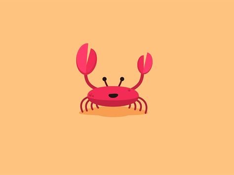 Crab layered rig Crab Animation, Healthy Logo, Crab Art, Adobe Animate, Animation Stop Motion, Color Palette Challenge, Animation Artwork, Photoshop Painting, Motion Design Animation