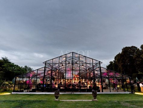 Event Architecture, Greenhouse Venue, Wedding Locations Outdoor, Event Venue Spaces, The Orangery, Roof Lantern, Temporary Structures, Garden Venue, Event Hall