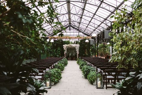 planterra conservatory michigan wedding ceremony venue location.  a beautiful greenhouse full of greenery with open glass ceilings for your wedding ceremony and reception by omalley king  #planterraconservatory #detroitwedding #detroitweddingphotographer #greenhousewedding #conservatoryweddingvenue #midwestweddingvenue Wedding Conservatory, Planterra Wedding, Planterra Conservatory, Beautiful Greenhouse, Wedding Ceremony Ideas, Greenhouse Wedding, Michigan Wedding Photographer, Flowers Wallpaper, Ceremony Venue