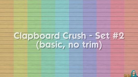 Clapboard Crush Siding Walls Set #2 Basic Sims 4 Build Mode, Corner Trim, Sims 4 Build, Side Wall, Sims Mods, Sims 4 Mods, The Sims 4, Wall Patterns, The Sims