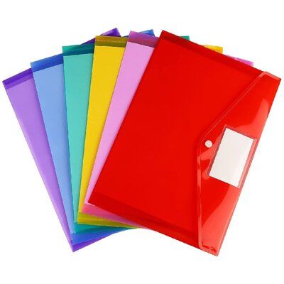 Product material: high quality PVC plastic | Inbox Zero Aurya File Organizer Plastic, Size 9.25 H x 13.25 W x 2.0 D in | Wayfair Work Office Organization, Christmas Ornament Coloring Page, Office Organization At Work, Stationary Items, Plastic Folders, Desk Organizer Set, Document Folder, File Organiser, Plastic Envelopes