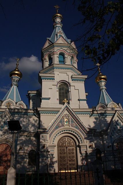 Russian Orthodox cathedral in Daugavpils, Latvia Daugavpils Latvia, Latvian Food, Orthodox Cathedral, Baltic Region, Baltic Countries, Eastern Orthodox Church, Cathedral Basilica, Castle Mansion, Religious Architecture