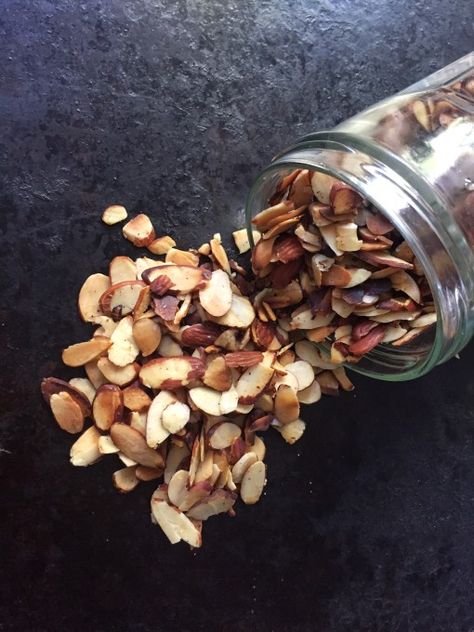 These Pan Roasted Almonds are a testament to how the little things make all the difference. Weekly Healthy Meal Plan, Spiced Walnuts, Cream Of Broccoli, Healthy Meal Plan, Best Pans, Printable Shopping List, Roasted Nuts, Raw Almonds, Roasted Almonds