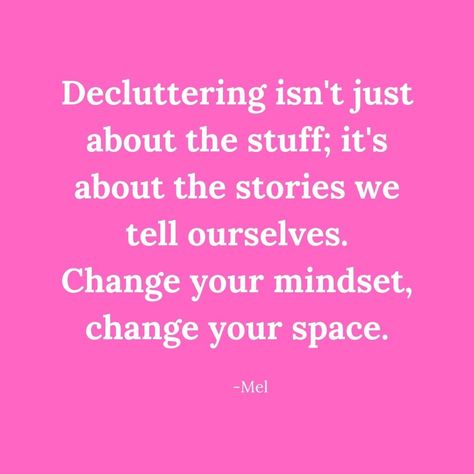 The key to successful decluttering isn't just about getting rid of stuff; it's about transforming your mindset. ㅤ You must do this, BEFORE you start decluttering. ㅤ Need some help developing your decluttering mindset? ㅤ Download my FREE guide- 𝐇𝐨𝐰 𝐓𝐨 𝐔𝐧𝐥𝐨𝐜𝐤 𝐘𝐨𝐮𝐫 𝐃𝐞𝐜𝐥𝐮𝐭𝐭𝐞𝐫𝐢𝐧𝐠 𝐏𝐨𝐭𝐞𝐧𝐭𝐢𝐚𝐥: 𝟓 𝐌𝐢𝐧𝐝𝐬𝐞𝐭 𝐒𝐡𝐢𝐟𝐭𝐬. Link is in BIO or DM the word "MINDSET" and I'll send you the link. ❤️ Follow for more tips and motivation ✈️ Share with a friend who needs this help ⬇️ Save this #declutteryourmind #mind... Decluttering Quotes, Getting Rid Of Stuff, Start Decluttering, Declutter Your Mind, Change Your Mindset, Professional Organizer, Life Organization, Free Guide, Simple Living