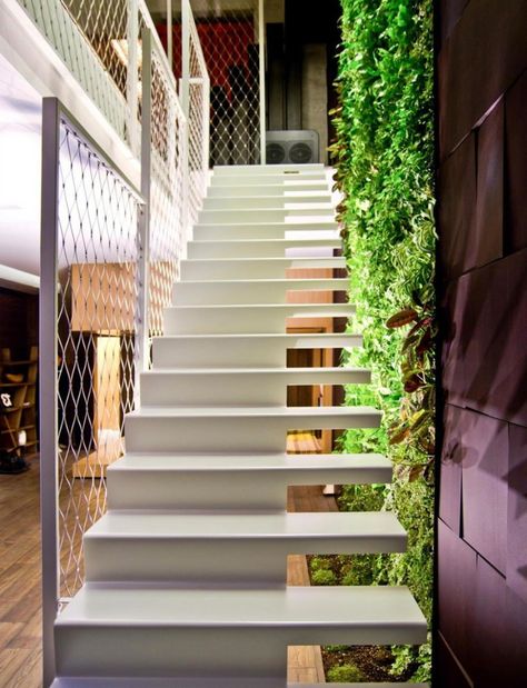 25 stair design ideas (13) Outside Stairs, Staircase Design Modern, Stair Design, Modern Minimalist House, Open Staircase, Concrete Stairs, Stairway Design, Stairs Design Modern, Staircase Railings