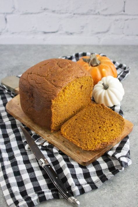 Pumpkin Bread Machine Recipes - Coco and Ash Pumpkin Bread Recipe For Bread Machine, Bread In Bread Machine, Bread Machine Recipe, Cinnamon Sugar Pretzels, No Yeast Bread, Moist Pumpkin Bread, Cream Cheese Danish, Baked Pork, Baked Pork Chops