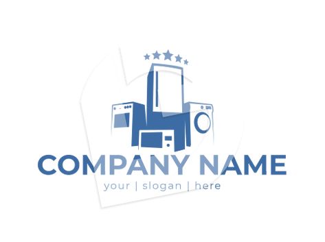 Home Appliances Logo Design, Kitchen Appliances Logo, Appliance Repair Logo, Appliances Logo Design, Forge Design, Appliance Logo, Commercial Fridge, Fridge Repair, Electronic Appliances