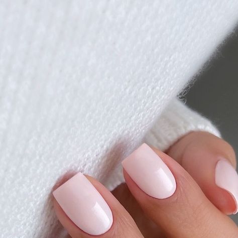 Creamy Pink Nails, Gel Polish Manicure, Pastel Nails, Flower Nails, Cotton Candy, Simple Nails, Natural Nails, Spring Nails, Gel Polish