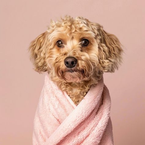 Dog Social Media, Dogs Images, Dog Wrap, Cute Pink Background, Dog Bath, Awesome Designs, Dog Images, Dog Photography, Dog Grooming