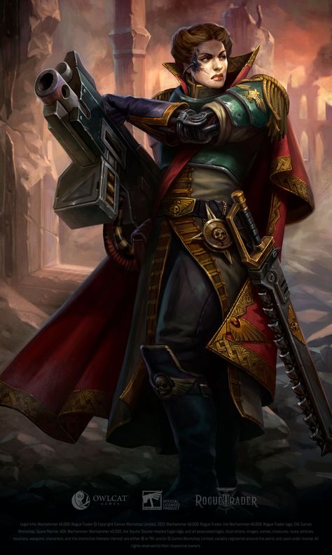 Warhammer Heresy, Inquisitor 40k, Sci Fi Character Art, Rogue Traders, 40k Art, Astra Militarum, Warhammer 40k Art, Warhammer Art, Warhammer 40k Artwork