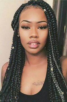 Crochet box braids 1B& Gray! Bob Box Braids Styles, Crochet Box Braids, Long Box Braids, Box Braids Styling, Girls Braids, Braids For Black Women, Braided Hairstyles For Black Women, Box Braids Hairstyles, Twist Braids