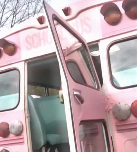 Melanie Martinez K 12 Aesthetic, K 12 Aesthetic, Melanie Martinez Aesthetic, Pink Bus, K-12 Melanie Martinez, Wheels On The Bus, Pastel Pink Aesthetic, Aesthetic Pink, The Bus