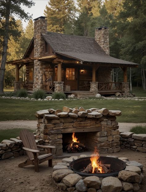 Log Cabin Exterior, Architecture Blueprints, Cabin Exterior, Dream Life House, Pizza Ovens, Hobbit House, Log Cabin Homes, Tiny House Cabin, Small Cabin