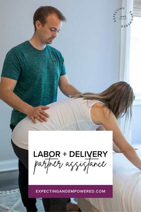 Partner Massage, Back Labor, Labor Positions, Doula Care, Active Labor, Baby Delivery, Pregnancy Checklist, Prepare For Labor, Belly Support