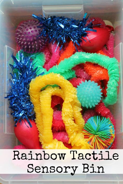 Sensory Basket, Rainbow Sensory, Tactile Sensory, Sensory Tubs, Sensory Bag, Baby Sensory Play, Sensory Rooms, Toddler Sensory, Sensory Boxes