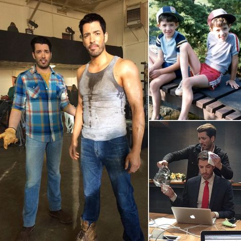 27 Things You Didn't Know About the Property Brothers Hgtv Property Brothers, Jonathan Silver Scott, Ultimate Backyard, Property Brother, Purposeful Life, Hgtv Star, Scott Brothers, Drew Scott, Snoopy Funny