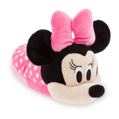 Minnie Mouse Slippers, Slippers For Kids, Disney Slippers, Minnie Mouse Toys, Minnie Mouse Shoes, Crochet Feather, Disney Baby Clothes, Disney Animators Collection, Disney Toddler